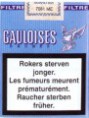 Galoises brunes avec filtres